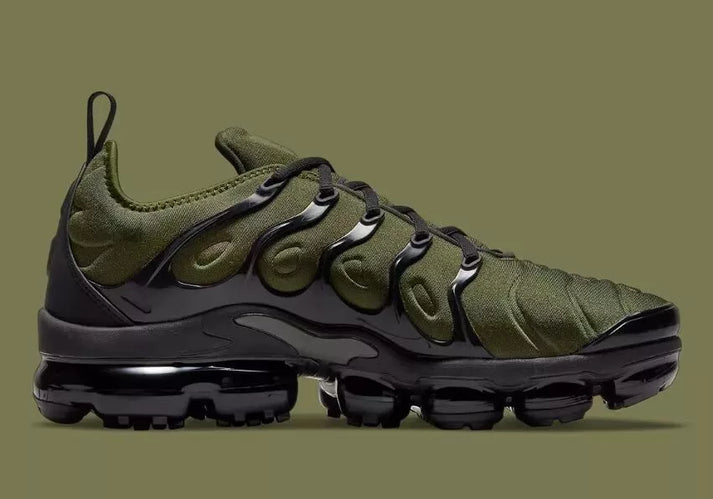 Vapormax plus Army Green Rough Green running Shoes